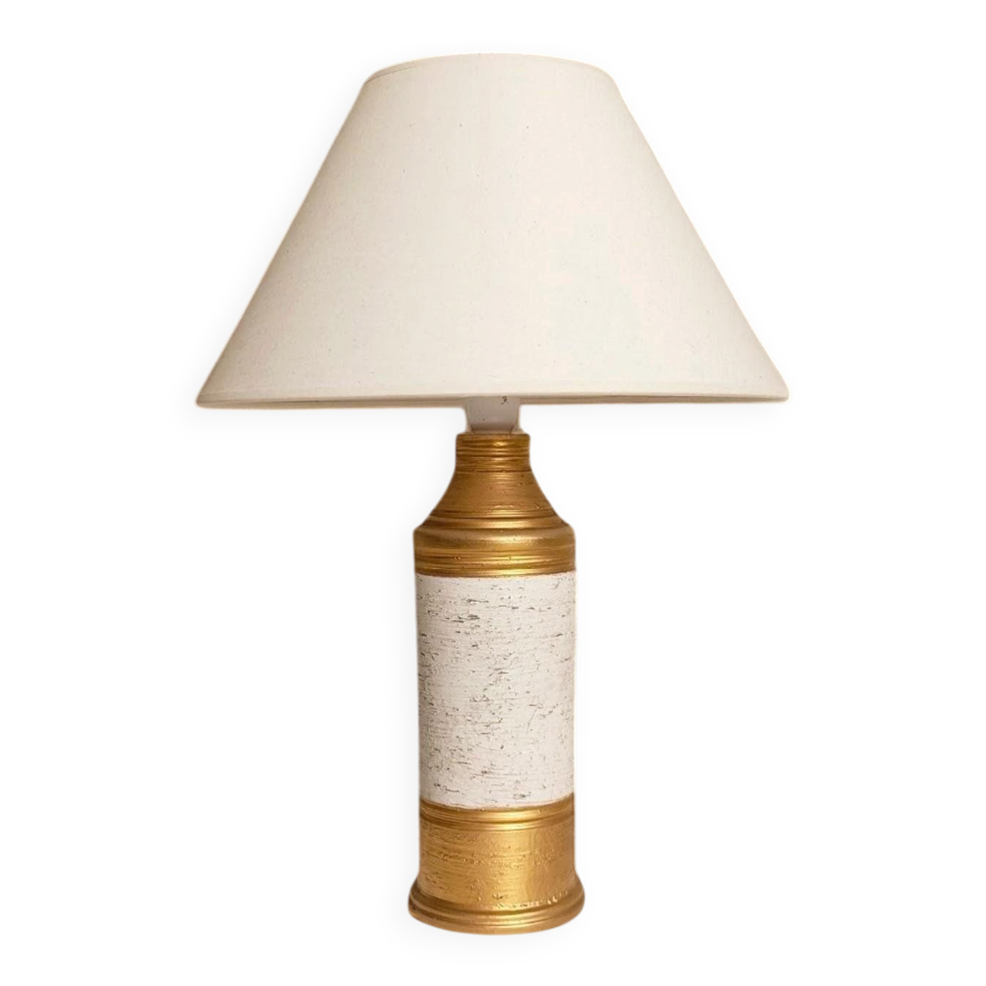Aldo Londi Ceramic Table Lamp by Bitossi for Bergboms, Italy, 1970s