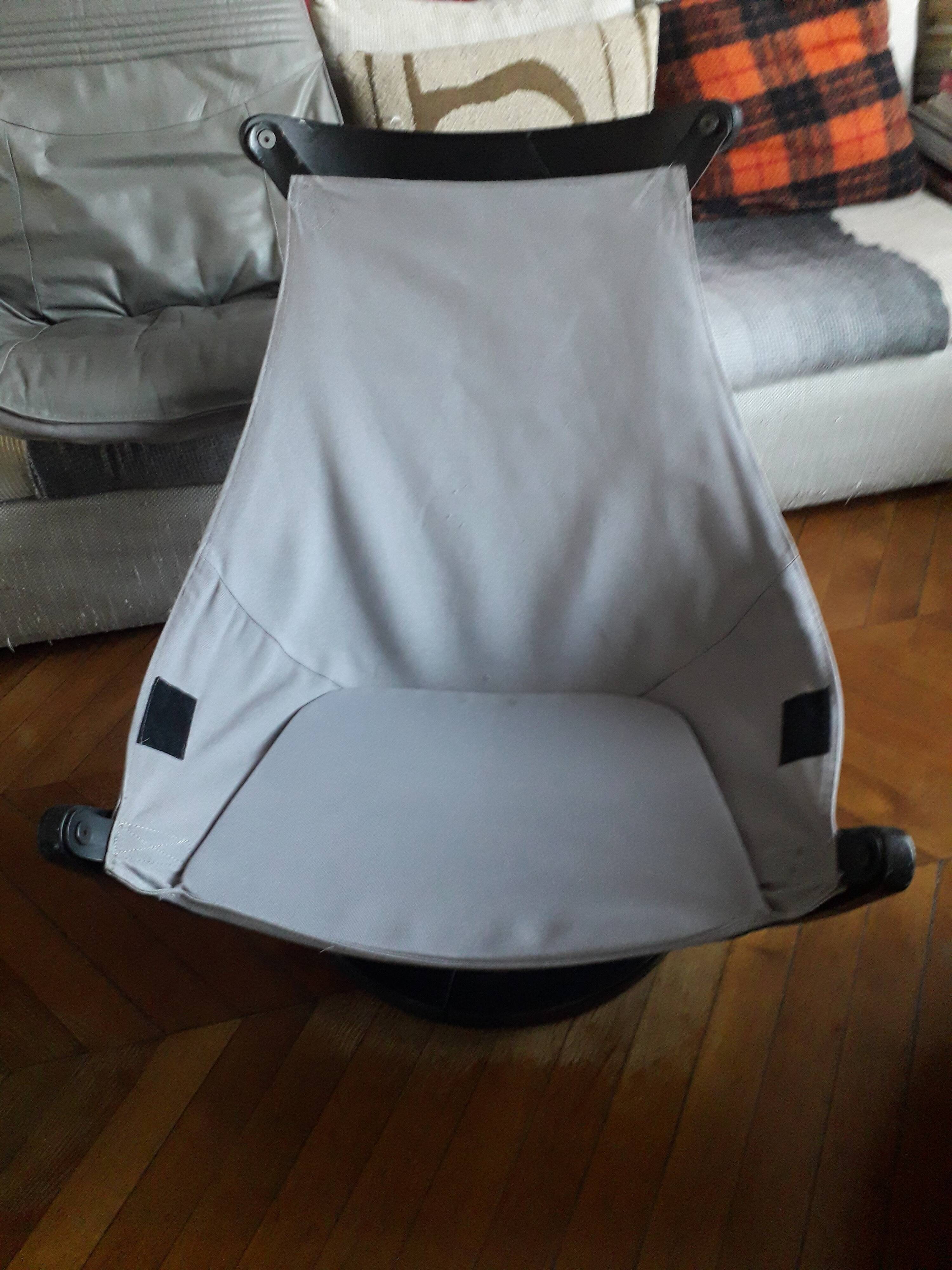 Vintage Swedish leather armchair signed Nelo