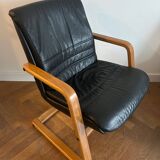 Teak and Skai Armchair