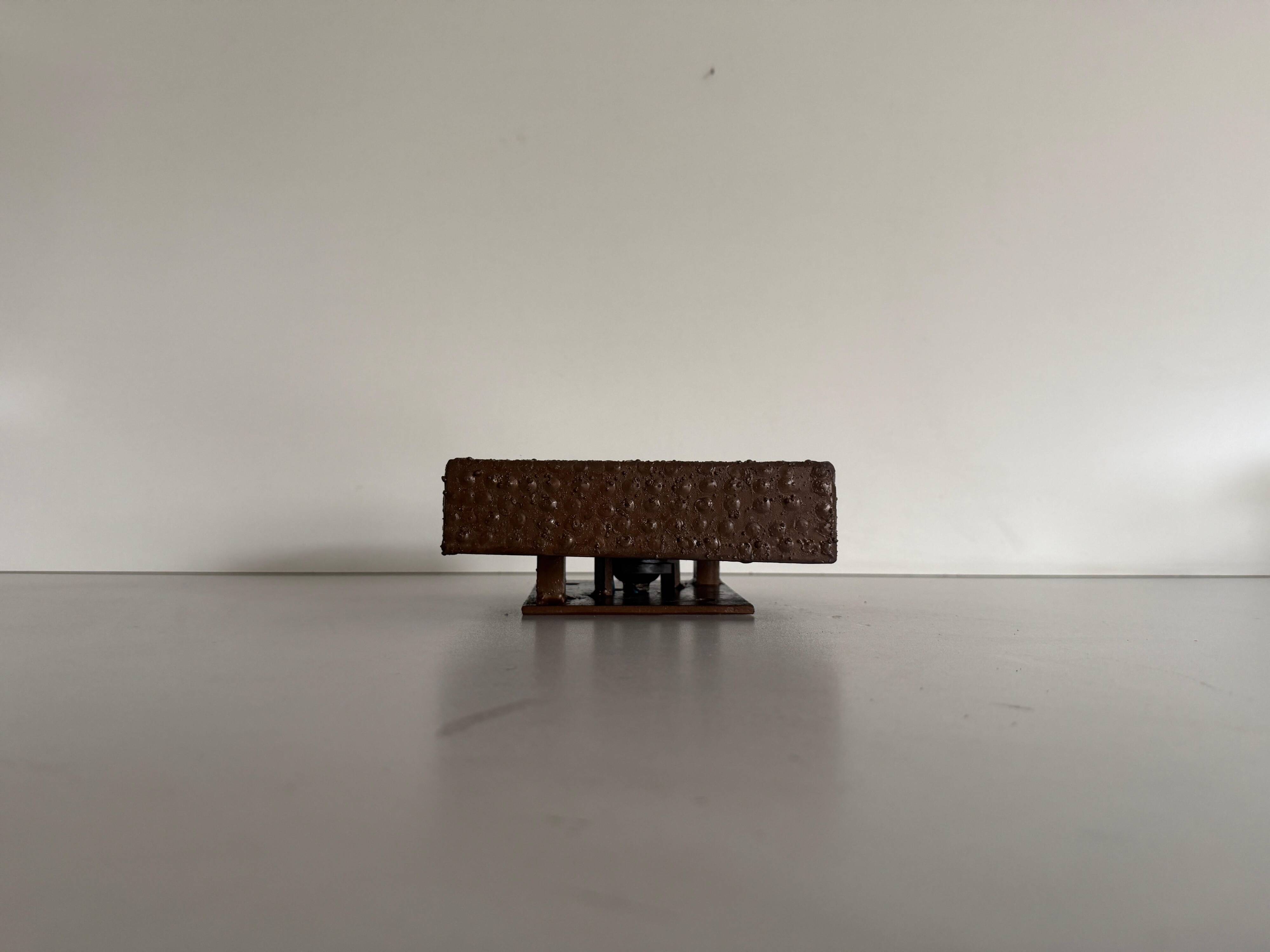 Brown cast metal frame, 1960s, Germany.