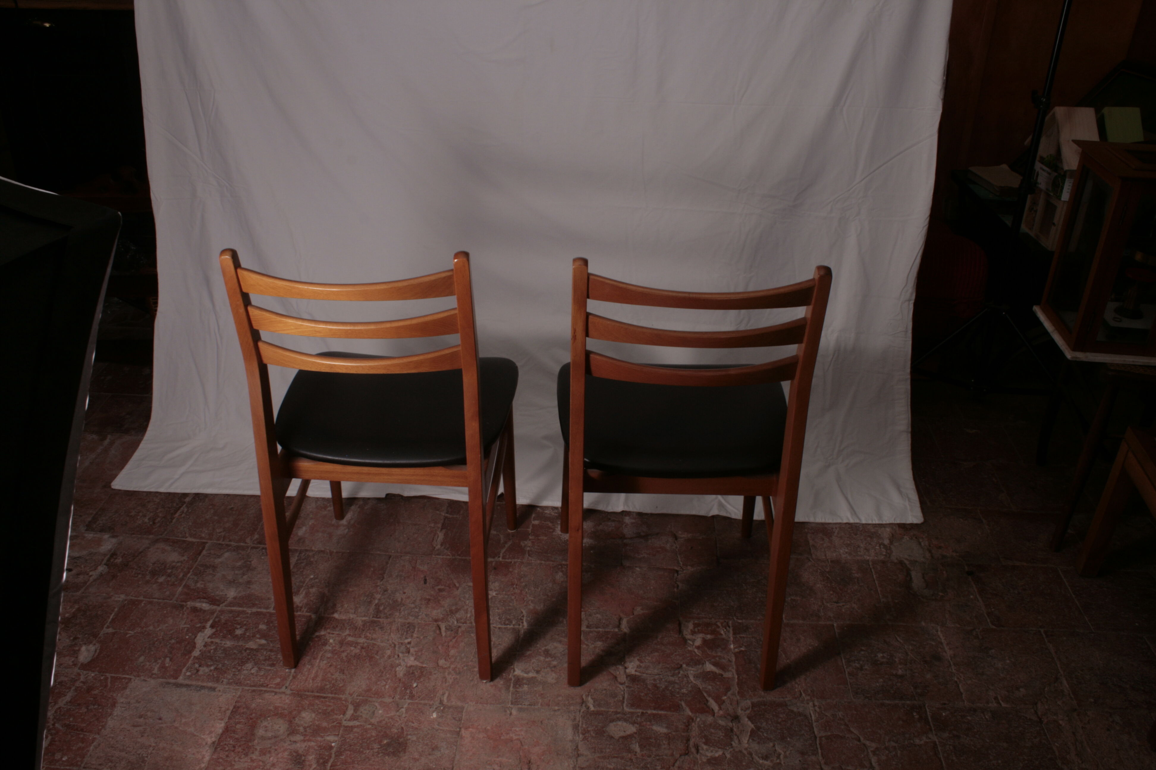 Duo of Scandinavian style chairs