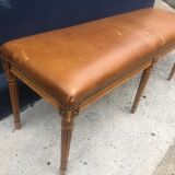 Leather bench