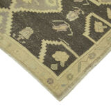 1950s hand-knotted wool turkish beige carpet 154 cm x 284 cm