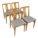Set de 4 chaises scandinave en chêne, Suède, 1960