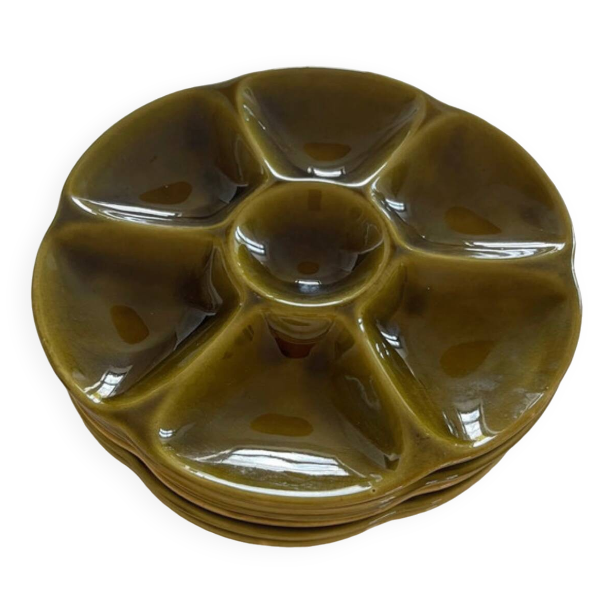 Gien oyster plates