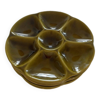 Gien oyster plates