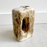 Small vintage Marei ceramic vase - block vase - fat lava - W. Germany