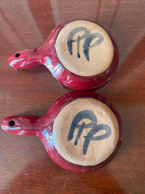 Lot de 2 céramiques vintage robert picault