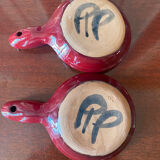 Set of 2 vintage ceramics robert picault
