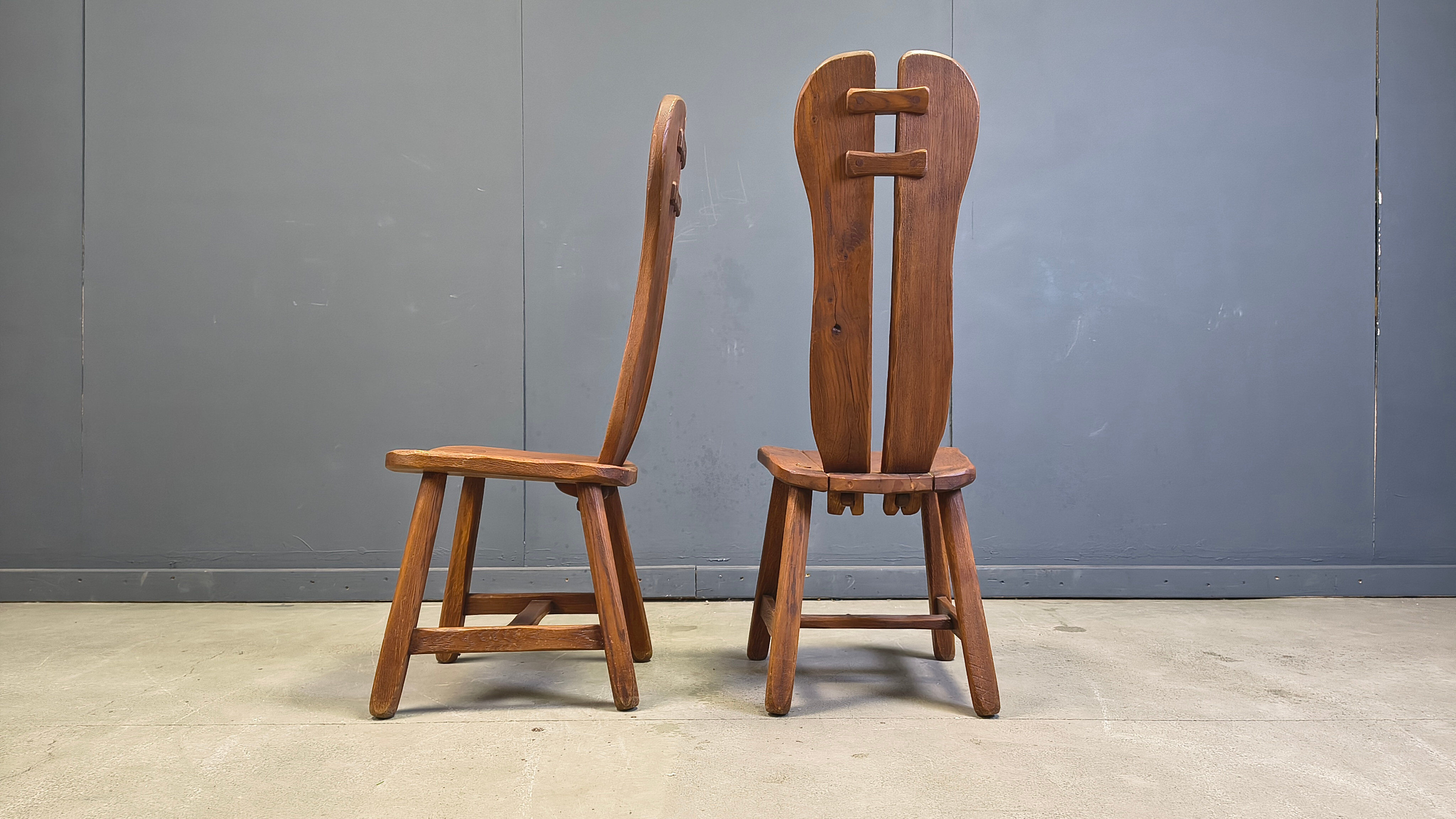 Vintage dining chairs by Depuydt, Belgium, 1960s