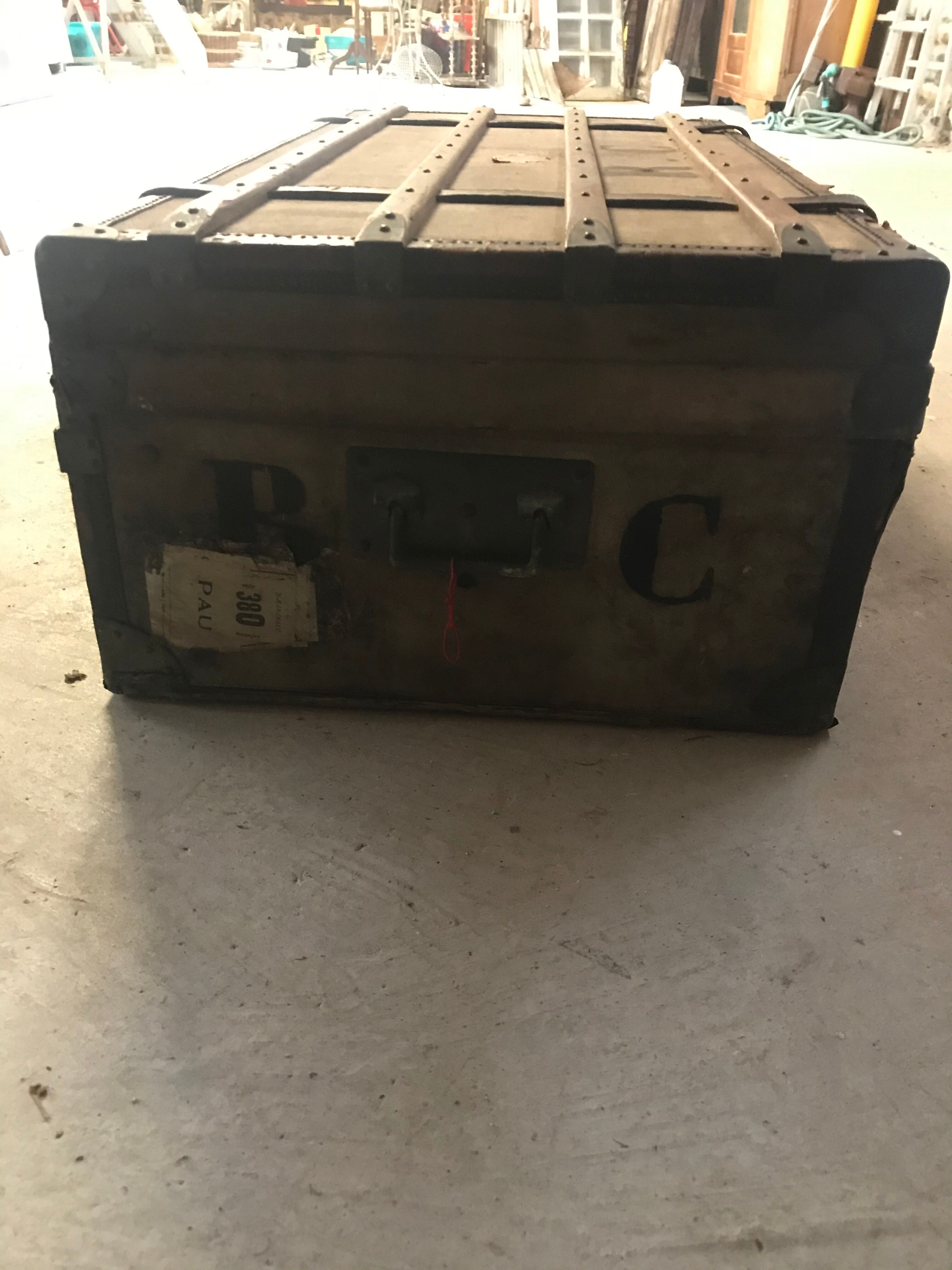 Ancient travel trunk