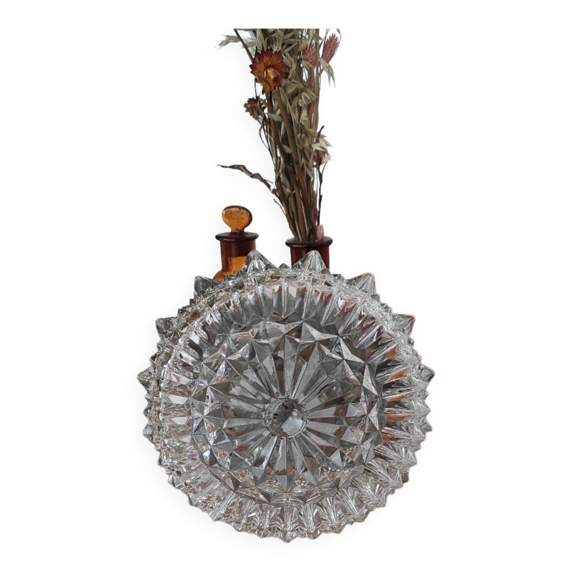 Vintage Glass Ceiling Light