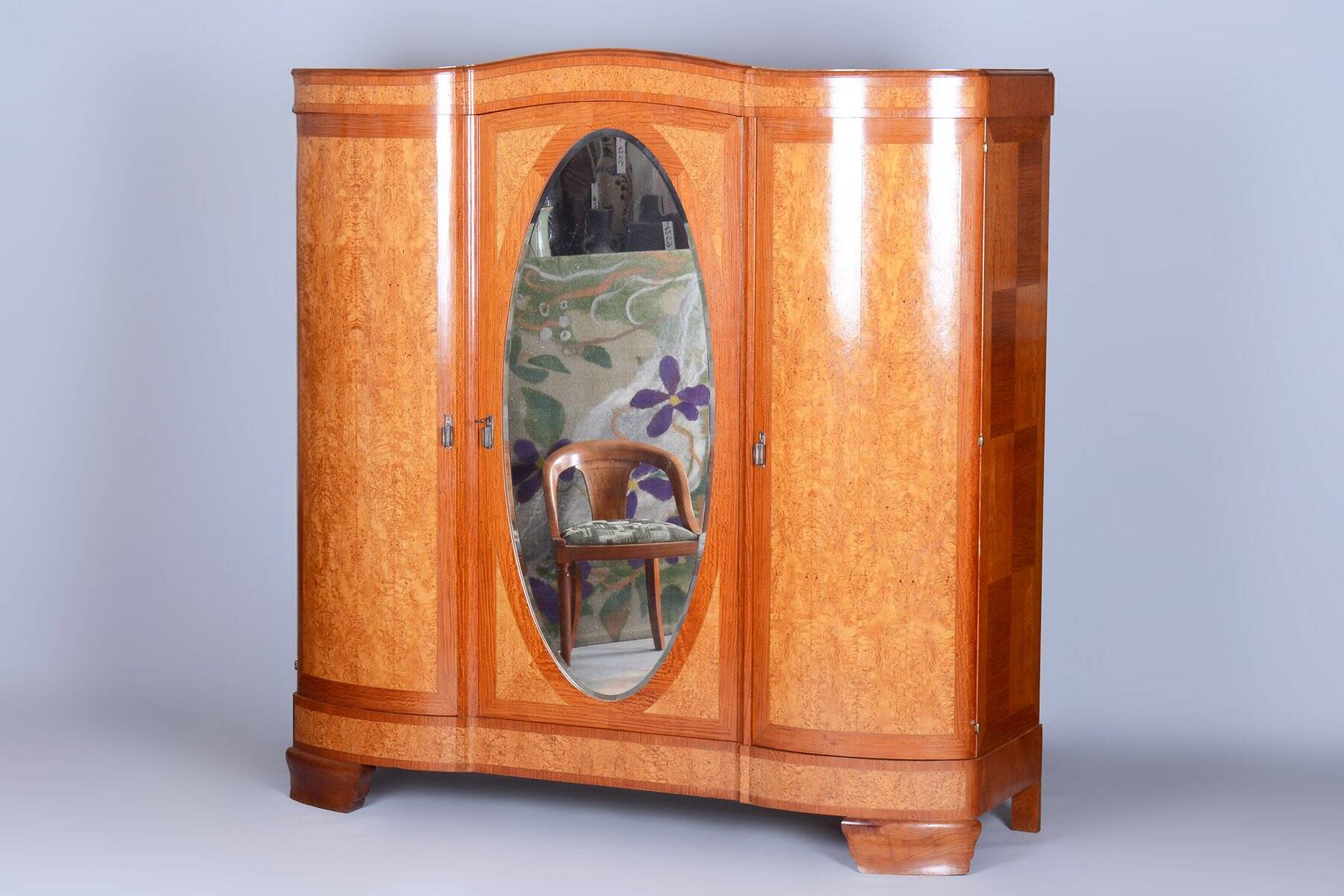 Art Deco Bedroom Suite from Louis Majorelle, Fance, 1930s, Set of 8