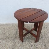 Swedish pine stool, 60s-70s