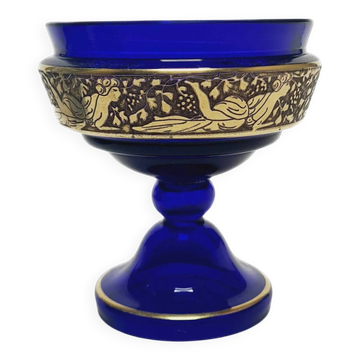 Coupe Art déco ASU Moser avec oroplastiques