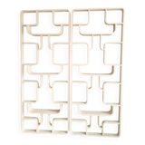 Mid-Century Czech Wall or Room Divider by Ludvik Volak for Drevopodnik Holesov, 1960s, Set of 2