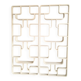 Mid-Century Czech Wall or Room Divider by Ludvik Volak for Drevopodnik Holesov, 1960s, Set of 2