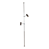 Rare Midcentury Floor to Ceiling Lamp by Josef Hůrka for Napako, 1960s