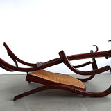 Thonet No. 1 Bentwood and Webbing Folding Arm Chair