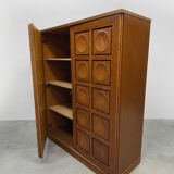 Vintage brutalist bar cabinet 'Cubism' Gerhard Bartels
