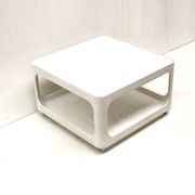 Vintage Space age coffee table on wheels made in the 70s