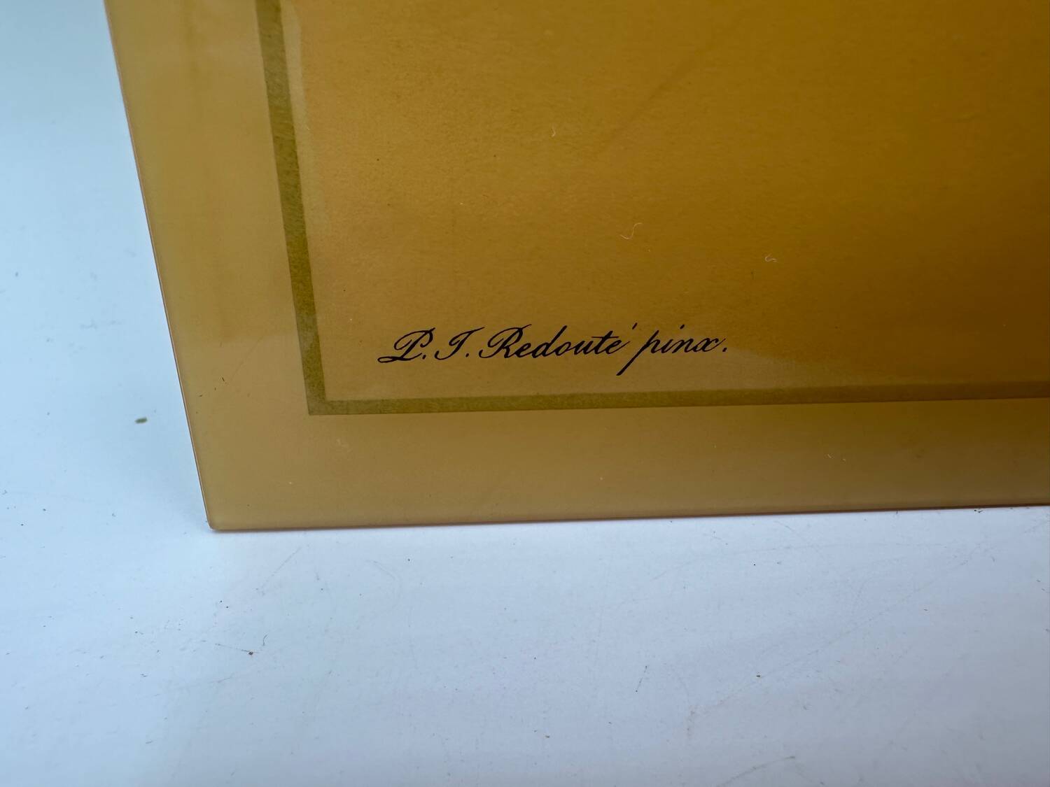 Vintage pink lithograph