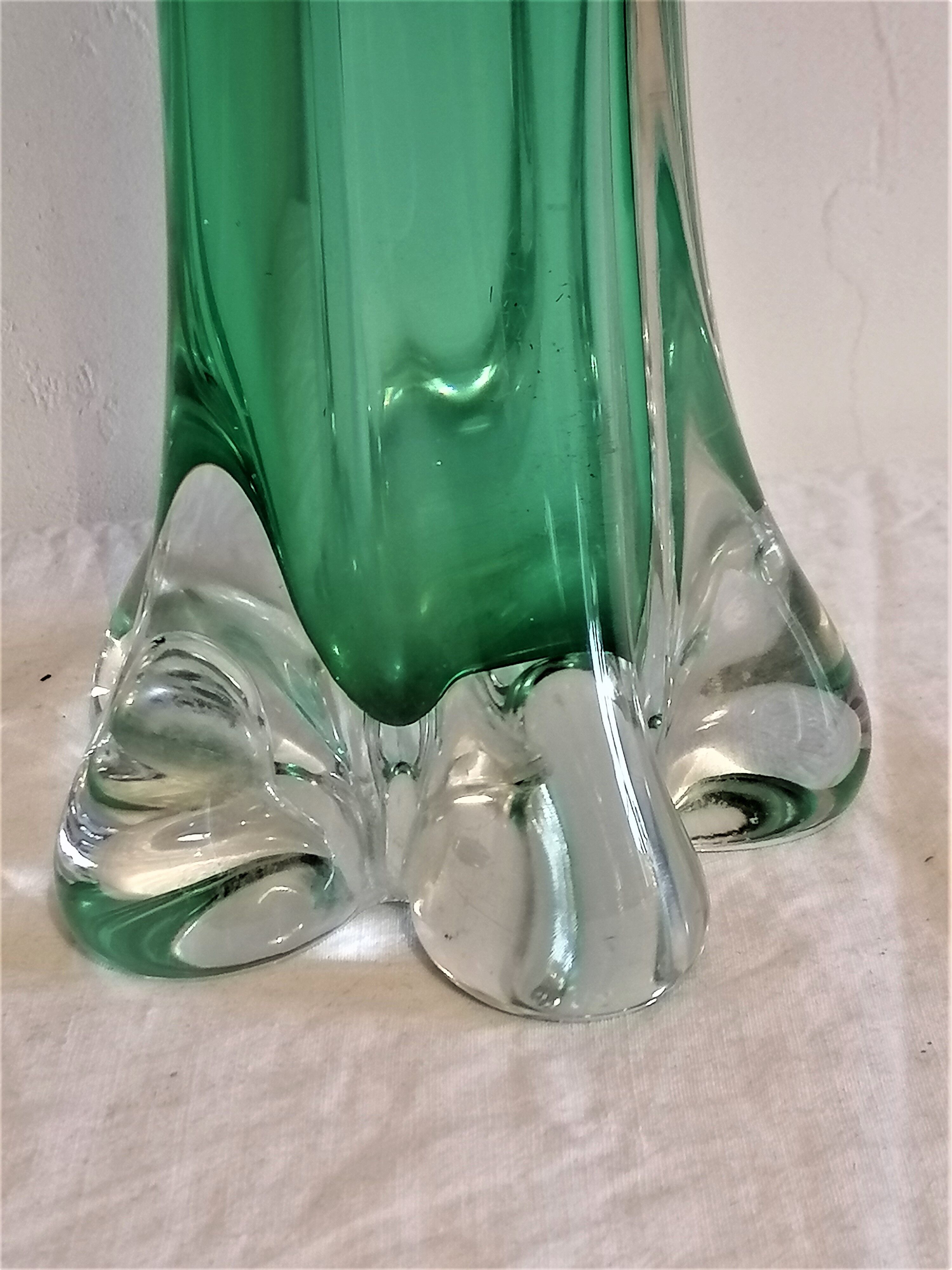 Vintage Murano glass vase from the 60s.
