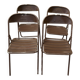 Ancienne  chaises métal pliable