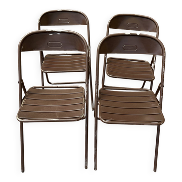 Ancienne  chaises métal pliable