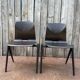 Vintage Galvanitas S22 chair by Wim Rietveld, dark brown