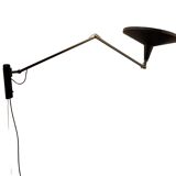 Wim Rietveld for Gispen 4050 'Panama ' lamp in Black, 1955