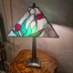 lamp 1975 to 85 origin lampshade stained glass Tiffany style 53x30 el