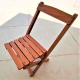 Folding wooden chair small model