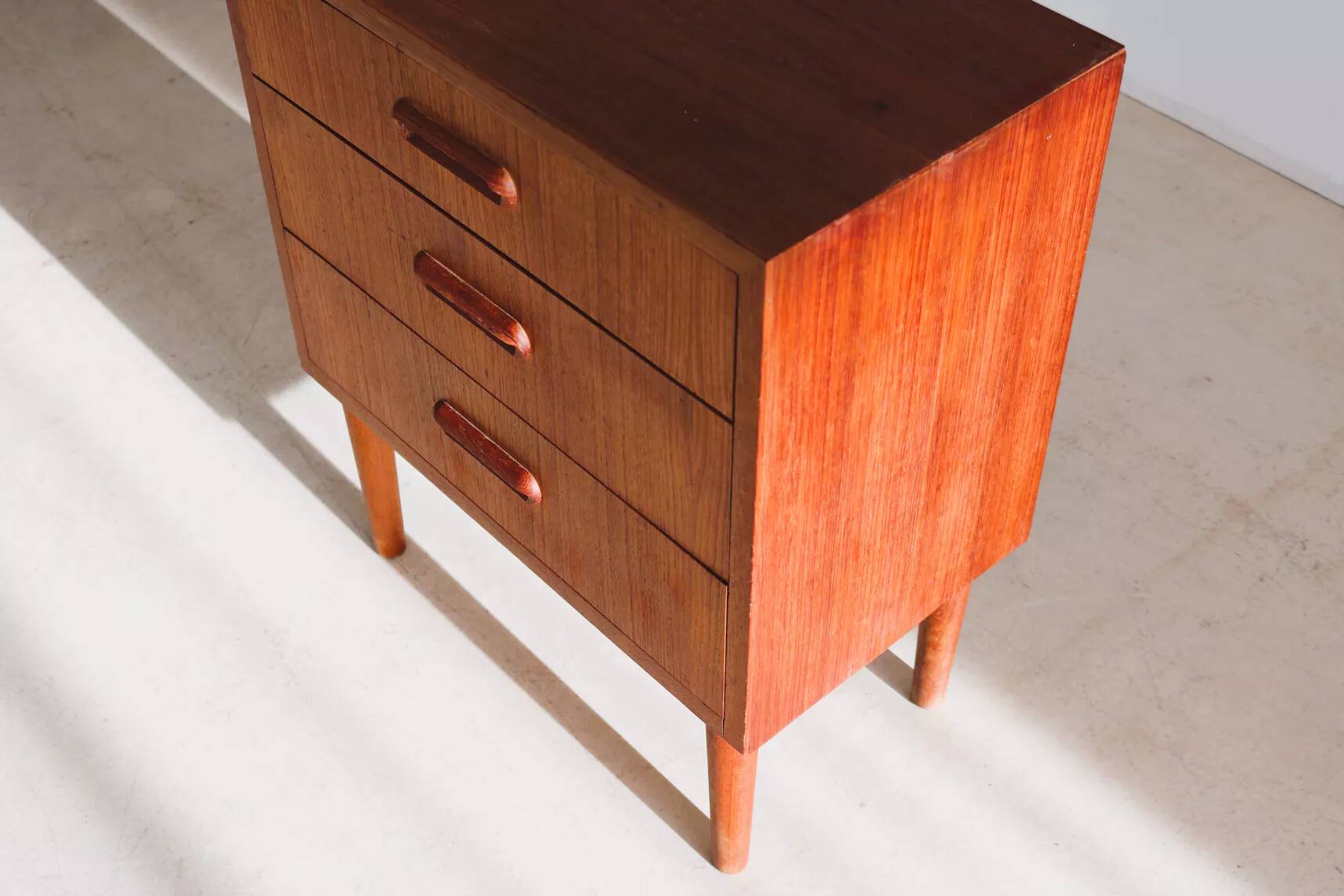 Vintage teak chest of drawers, Denmark, 1960s.