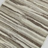 Vintage Ethnic Striped Kilim Runner Rug, 79x356Cm