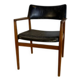 Chaise de bureau avec accoudoirs par Erik Kirkegaard – Danemark, 1960