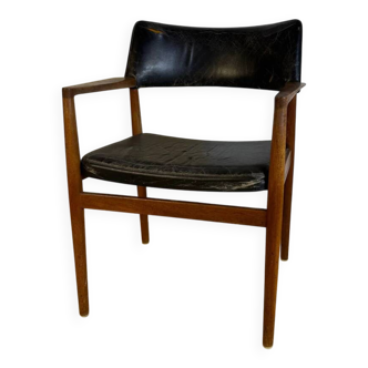 Office chair with armrests by Erik Kirkegaard – Denmark, 1960