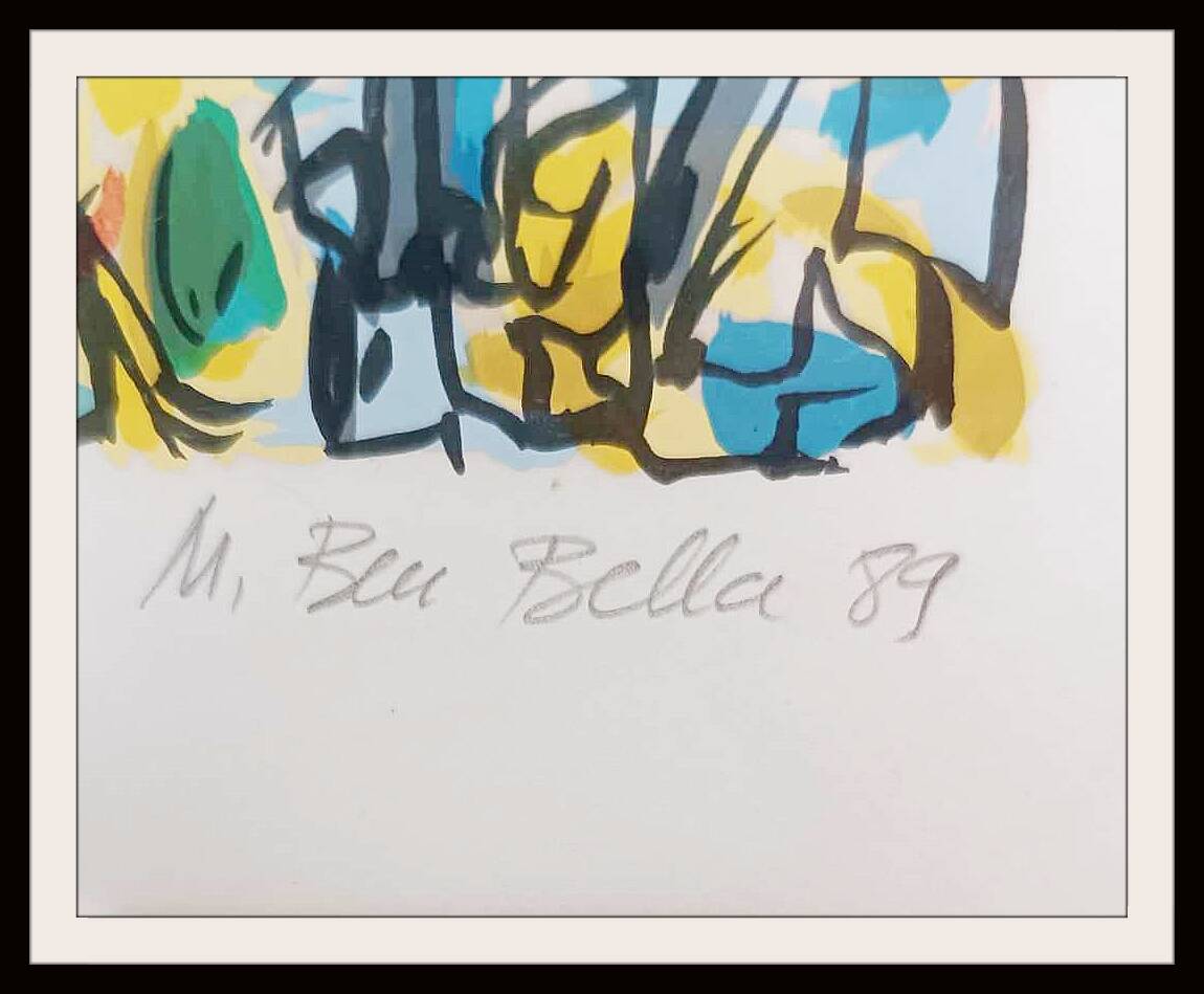 Proof by the artist Ben Bella - Painting - Abstract painting