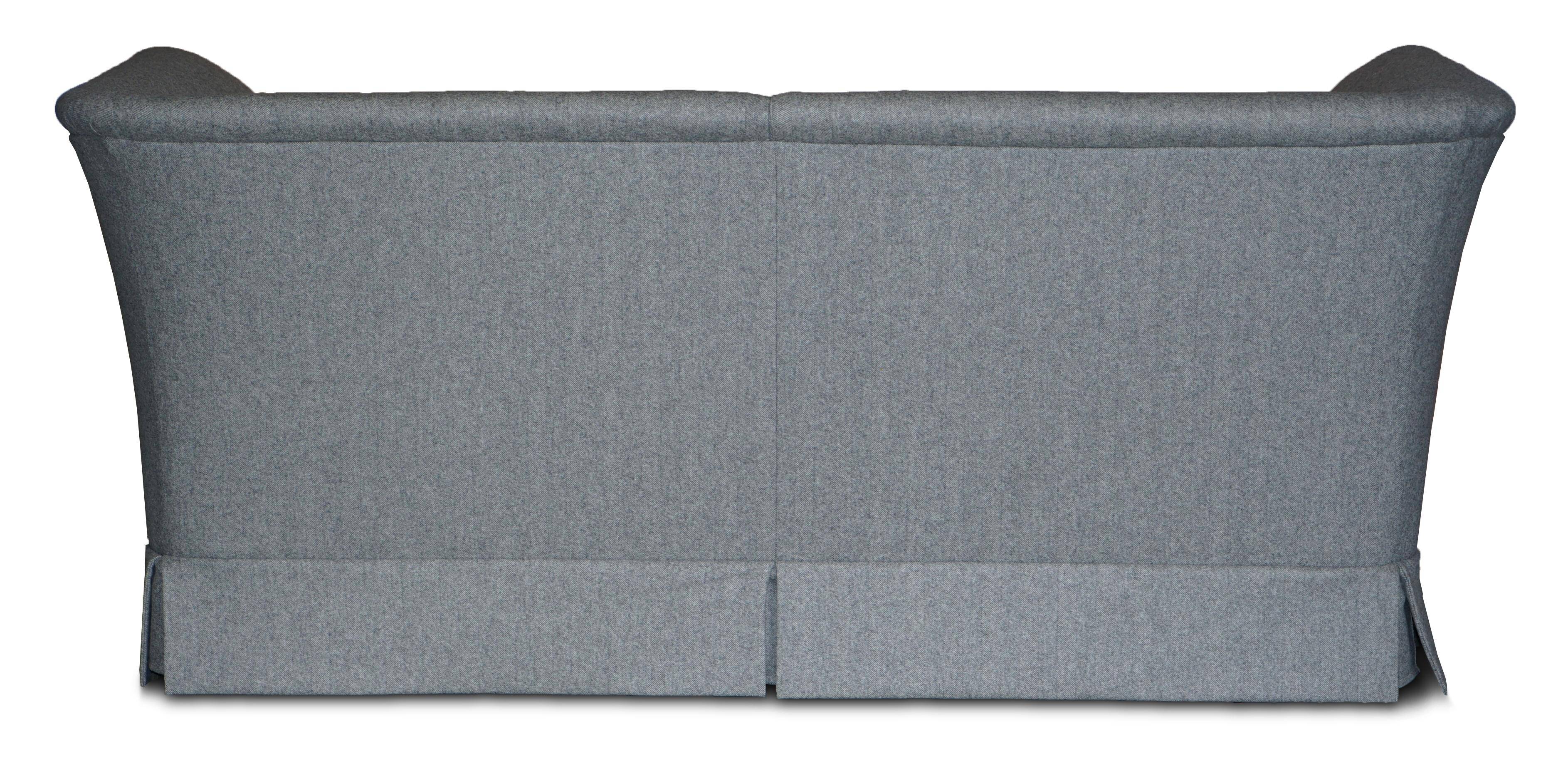 Howard & Son's restored sofa, 100% wool.