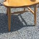 Set of 4 chairs and 1 armchair in mountain style.