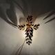 Hollywood Regency Gilded Wall Lamp by Hans Kögl