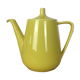 Yellow ceramic teapot, 1950s