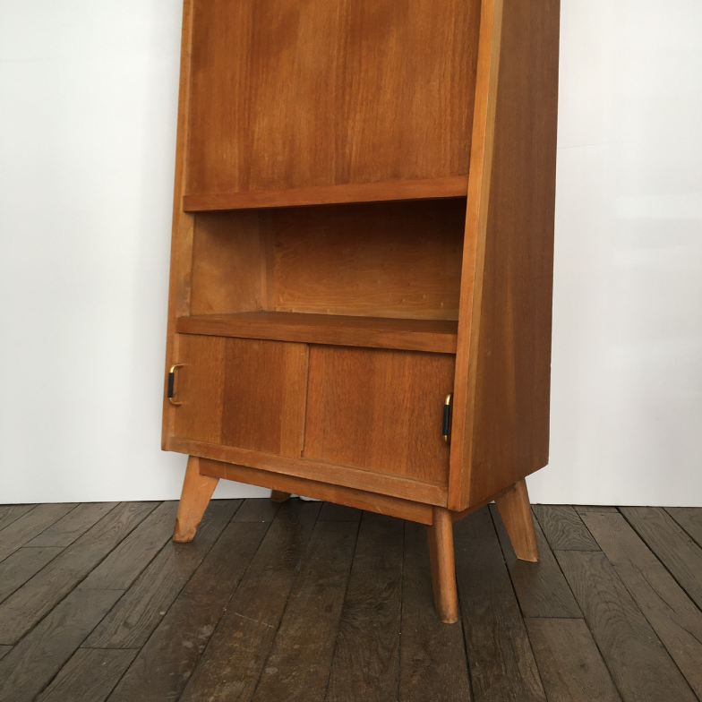 Vintage secretary in light wood