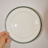 Service of 8 plates Digoin Sarreguemines