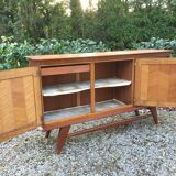 Sideboard in oak compass feet