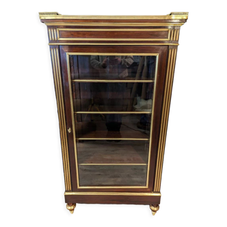 Louis XVI mahogany display case