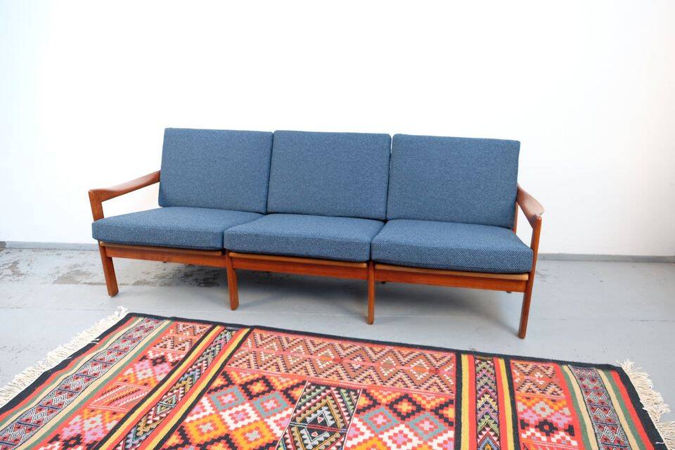 Wikkelsø 3-seater sofa from the mid-century | Teak | Vintage from the 1960s