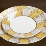 Porcelain cup and saucers set Bavaria 1950
