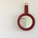Mirror porthole in velvet 60s