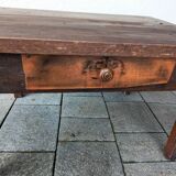Old solid oak coffee table